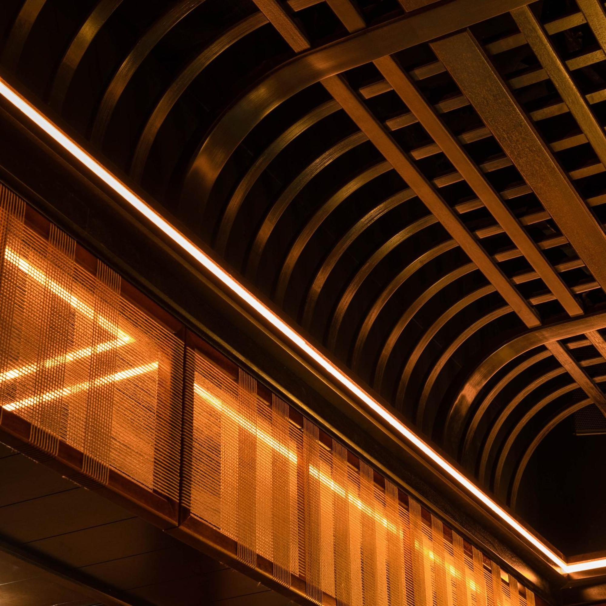 فندق سيزارز بالاس بلو ووترز دبي المظهر الخارجي الصورة The ceiling of the station